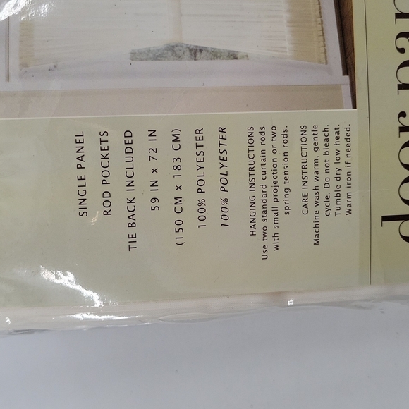 Ivory Door Panel Voile - Picture 7 of 7